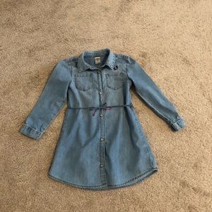 Girl chambray dress